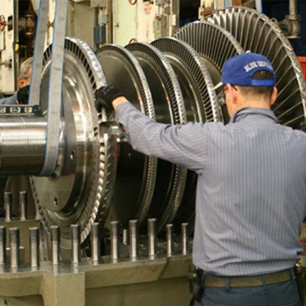 Steam turbine support
