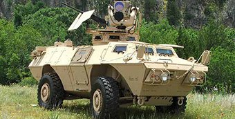 m1200 armored knight targeting system shown in a field