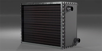 Industrial Cleanable Coils with Box Headers